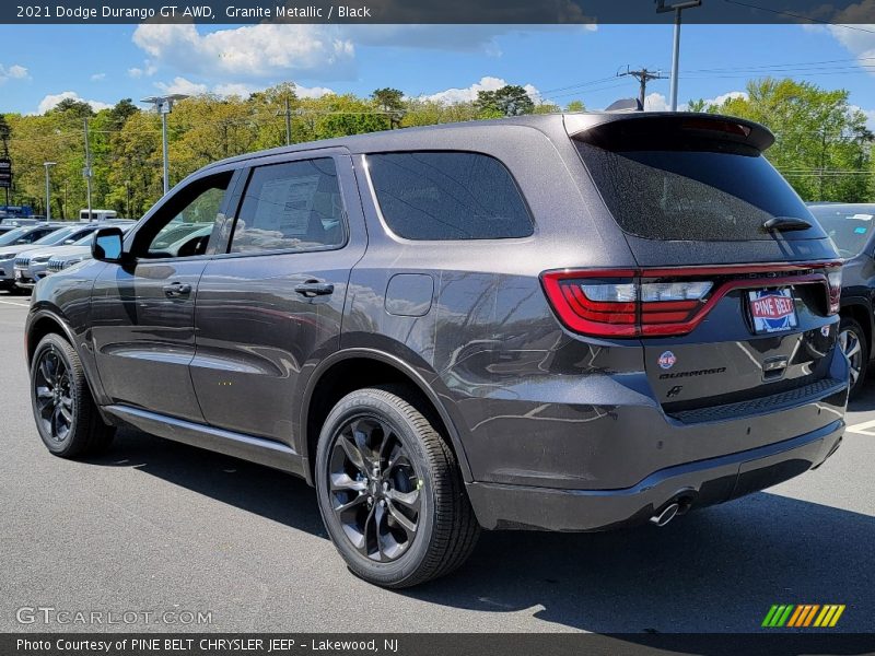 Granite Metallic / Black 2021 Dodge Durango GT AWD