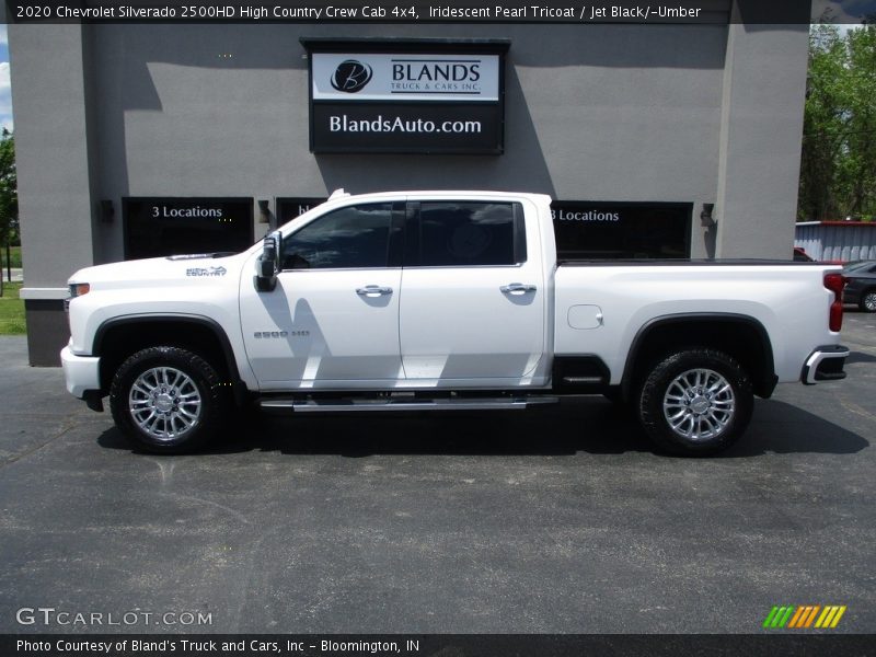Iridescent Pearl Tricoat / Jet Black/­Umber 2020 Chevrolet Silverado 2500HD High Country Crew Cab 4x4