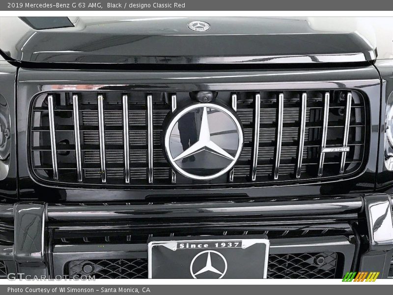 Black / designo Classic Red 2019 Mercedes-Benz G 63 AMG