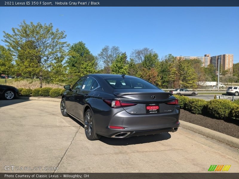 Nebula Gray Pearl / Black 2021 Lexus ES 350 F Sport
