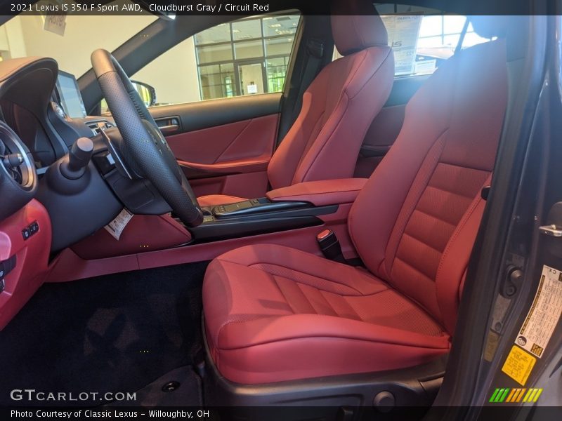  2021 IS 350 F Sport AWD Circuit Red Interior