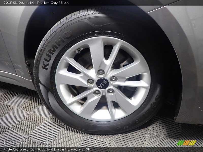 Titanium Gray / Black 2016 Kia Optima LX