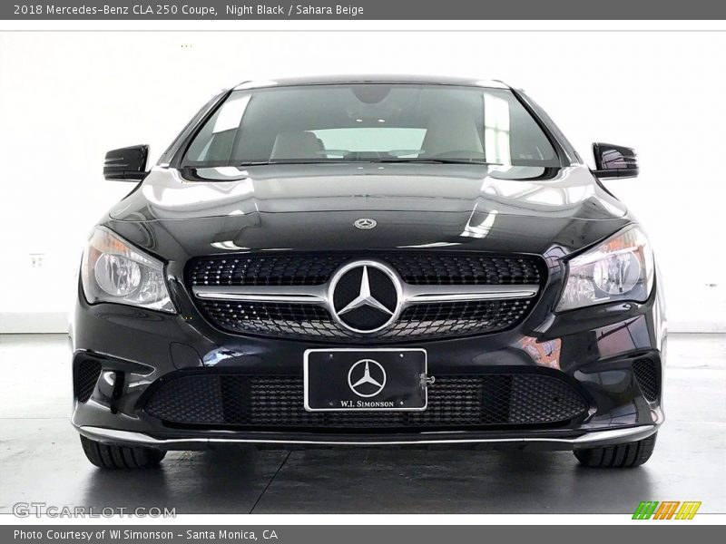 Night Black / Sahara Beige 2018 Mercedes-Benz CLA 250 Coupe