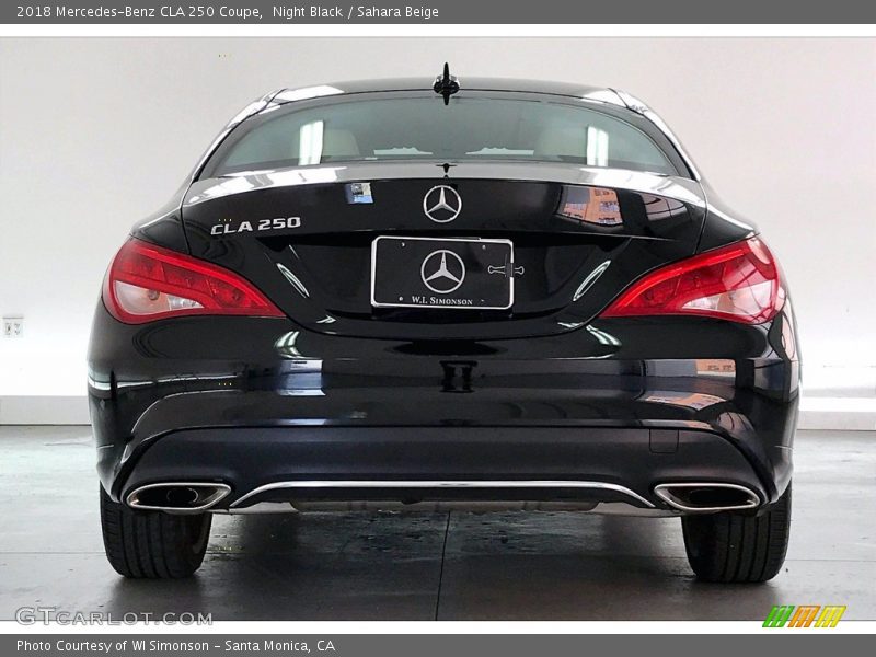 Night Black / Sahara Beige 2018 Mercedes-Benz CLA 250 Coupe