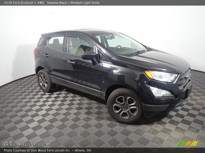 Shadow Black / Medium Light Stone 2018 Ford EcoSport S 4WD