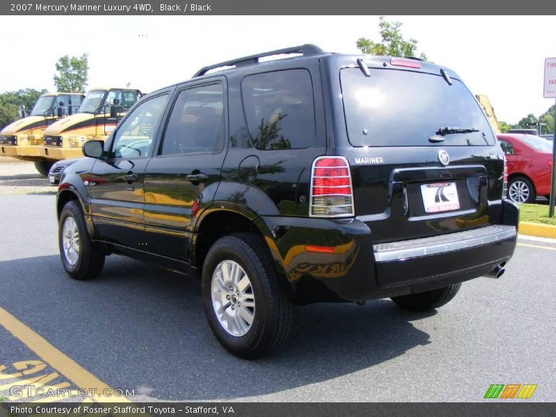 Black / Black 2007 Mercury Mariner Luxury 4WD
