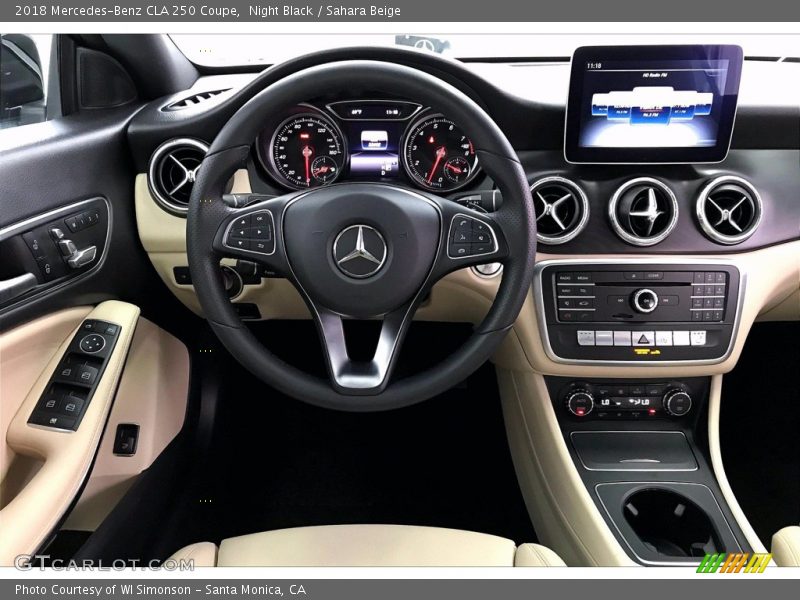 Night Black / Sahara Beige 2018 Mercedes-Benz CLA 250 Coupe