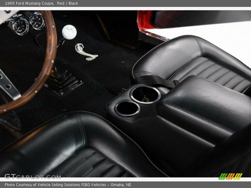 Red / Black 1966 Ford Mustang Coupe