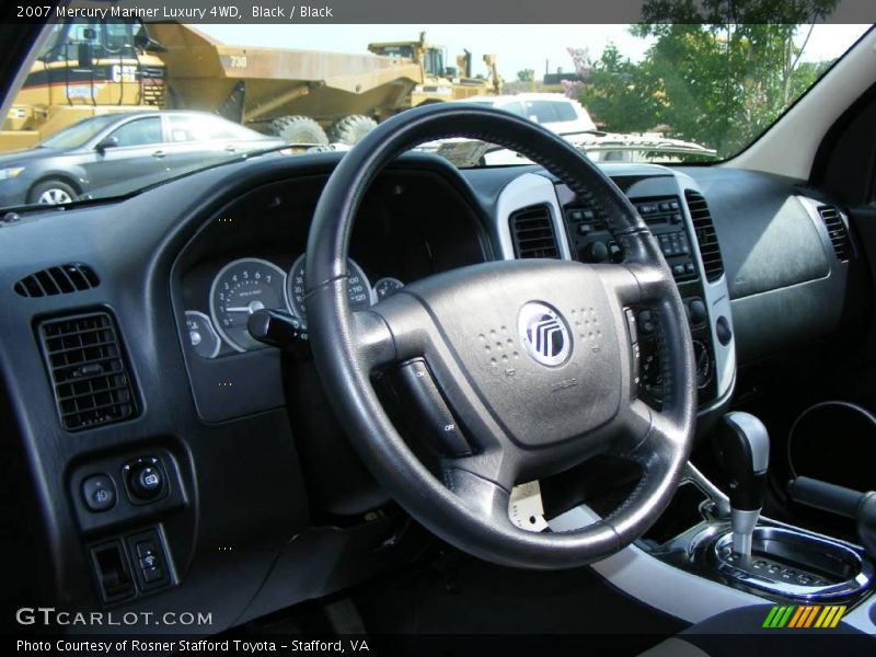 Black / Black 2007 Mercury Mariner Luxury 4WD