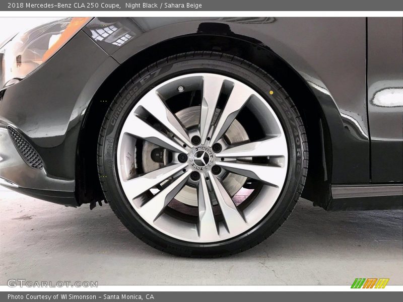 Night Black / Sahara Beige 2018 Mercedes-Benz CLA 250 Coupe