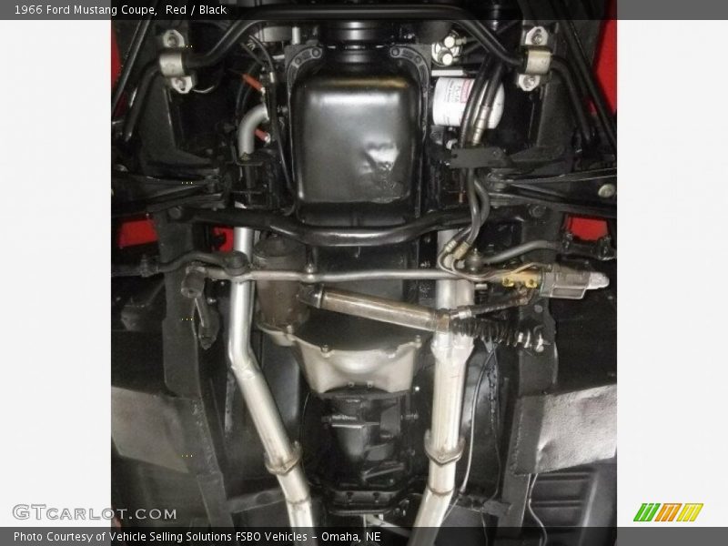 Red / Black 1966 Ford Mustang Coupe