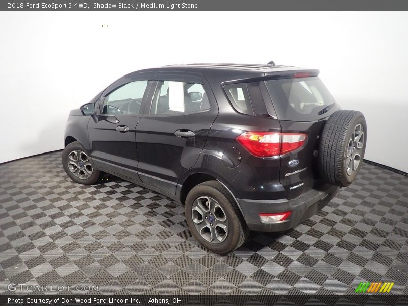 Shadow Black / Medium Light Stone 2018 Ford EcoSport S 4WD