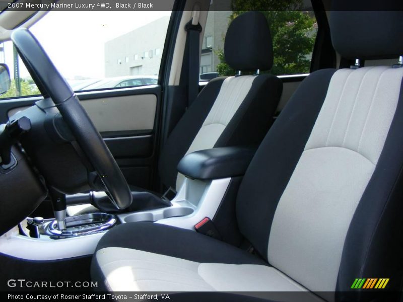Black / Black 2007 Mercury Mariner Luxury 4WD