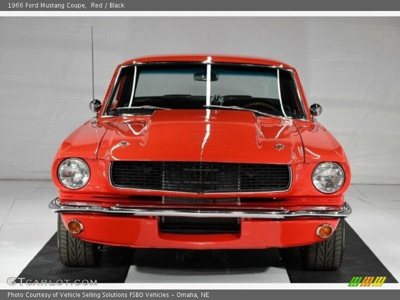 Red / Black 1966 Ford Mustang Coupe