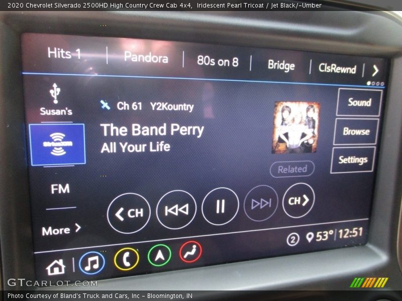 Iridescent Pearl Tricoat / Jet Black/­Umber 2020 Chevrolet Silverado 2500HD High Country Crew Cab 4x4