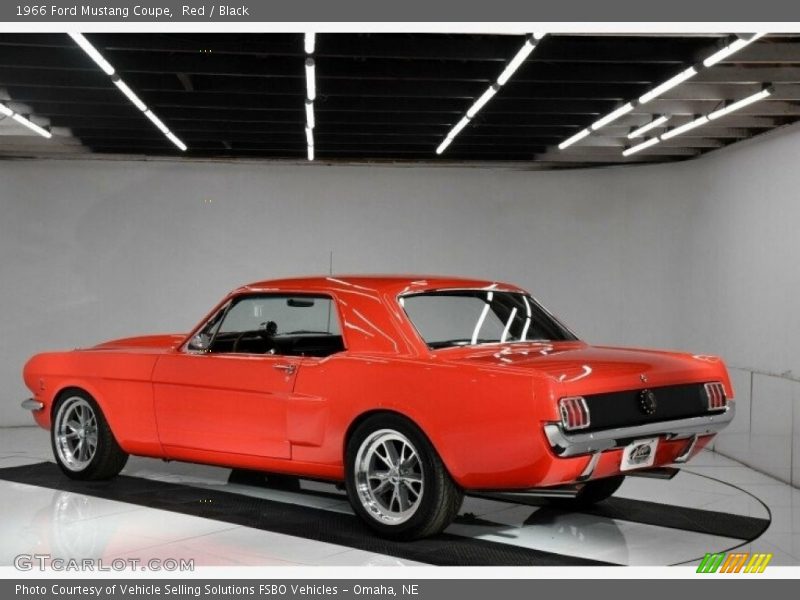 Red / Black 1966 Ford Mustang Coupe