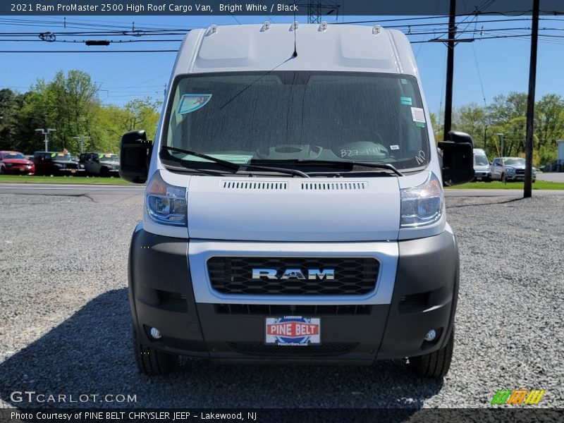Bright White / Black 2021 Ram ProMaster 2500 High Roof Cargo Van