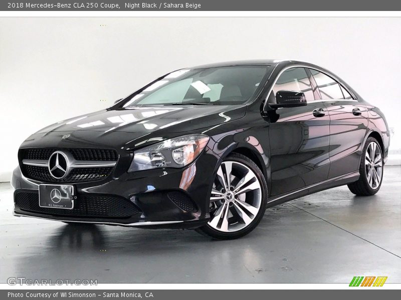 Night Black / Sahara Beige 2018 Mercedes-Benz CLA 250 Coupe
