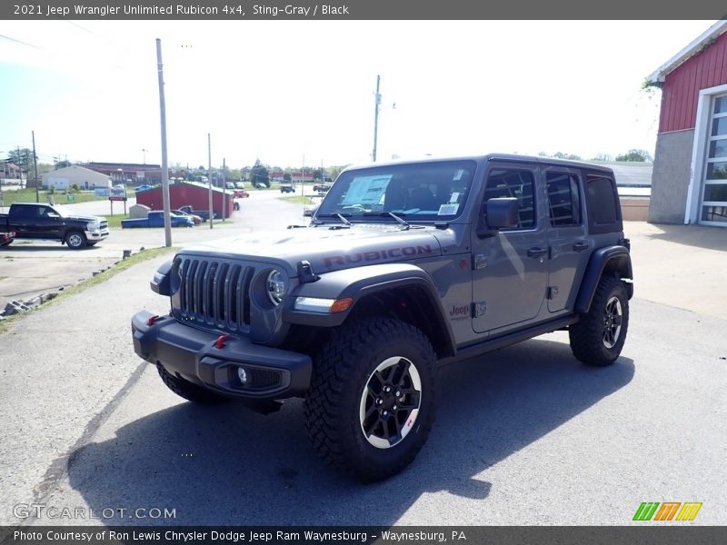 Sting-Gray / Black 2021 Jeep Wrangler Unlimited Rubicon 4x4