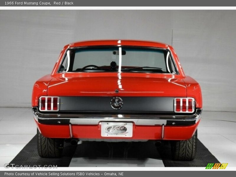 Red / Black 1966 Ford Mustang Coupe