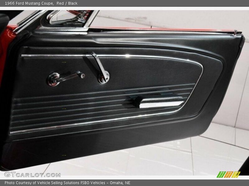 Red / Black 1966 Ford Mustang Coupe
