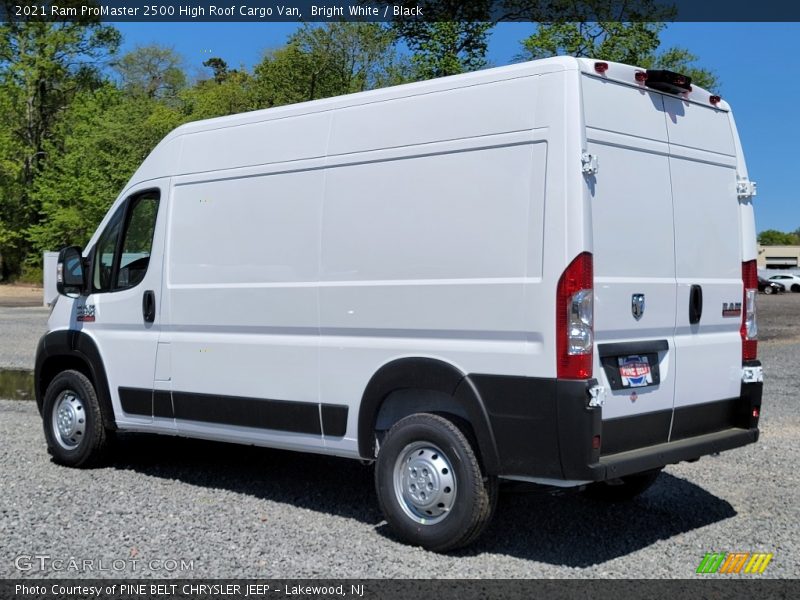 Bright White / Black 2021 Ram ProMaster 2500 High Roof Cargo Van