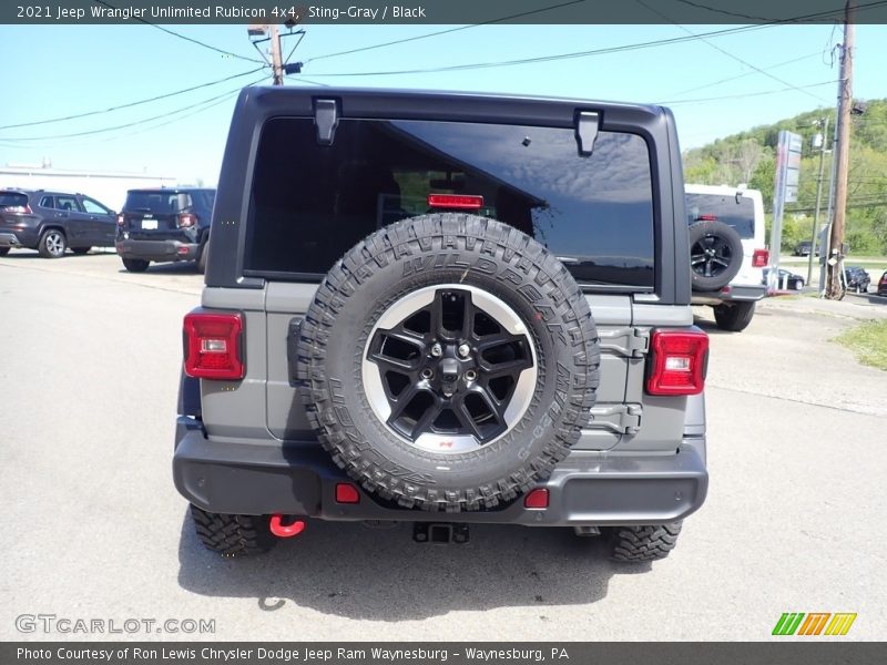 Sting-Gray / Black 2021 Jeep Wrangler Unlimited Rubicon 4x4