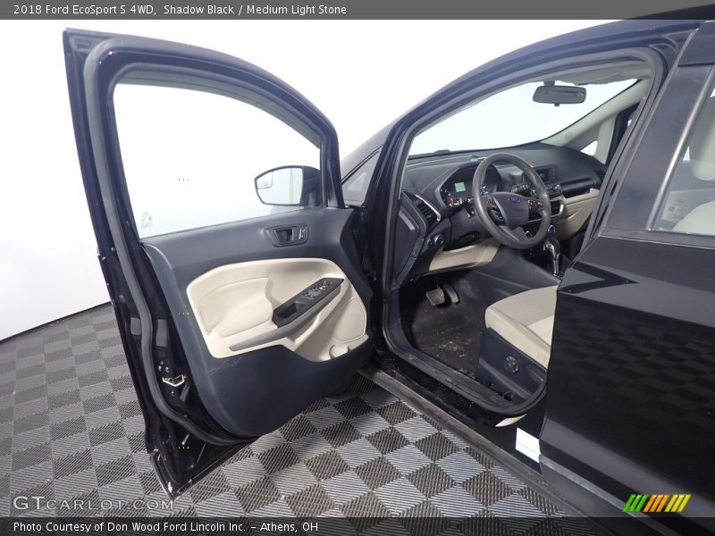 Shadow Black / Medium Light Stone 2018 Ford EcoSport S 4WD