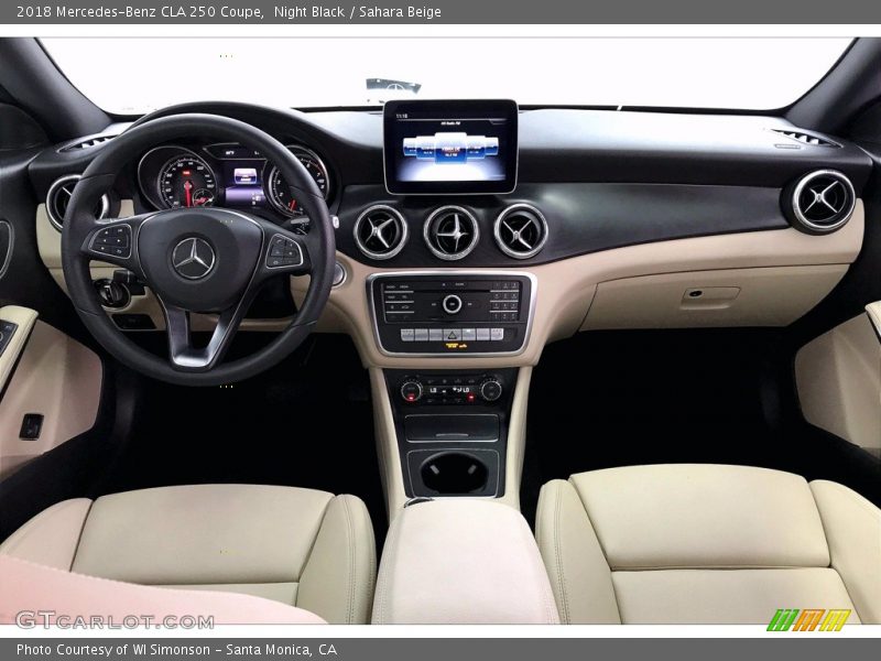 Night Black / Sahara Beige 2018 Mercedes-Benz CLA 250 Coupe