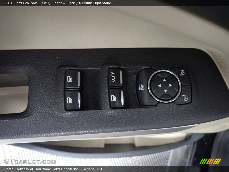 Shadow Black / Medium Light Stone 2018 Ford EcoSport S 4WD