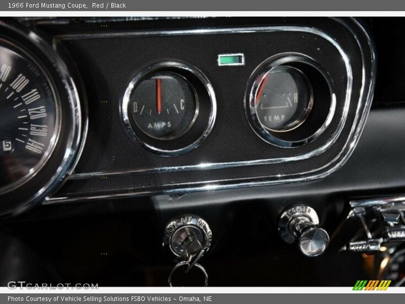 Red / Black 1966 Ford Mustang Coupe