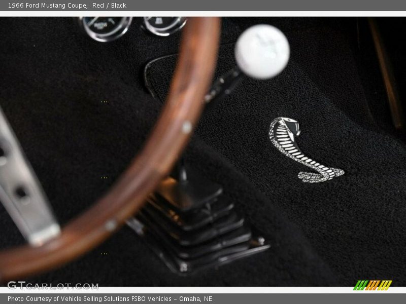 Red / Black 1966 Ford Mustang Coupe