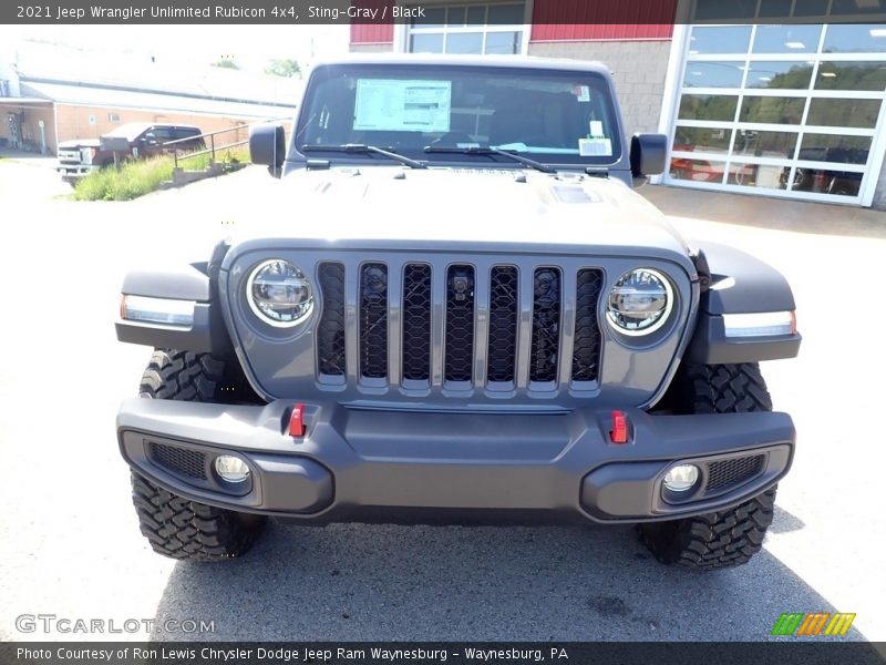 Sting-Gray / Black 2021 Jeep Wrangler Unlimited Rubicon 4x4
