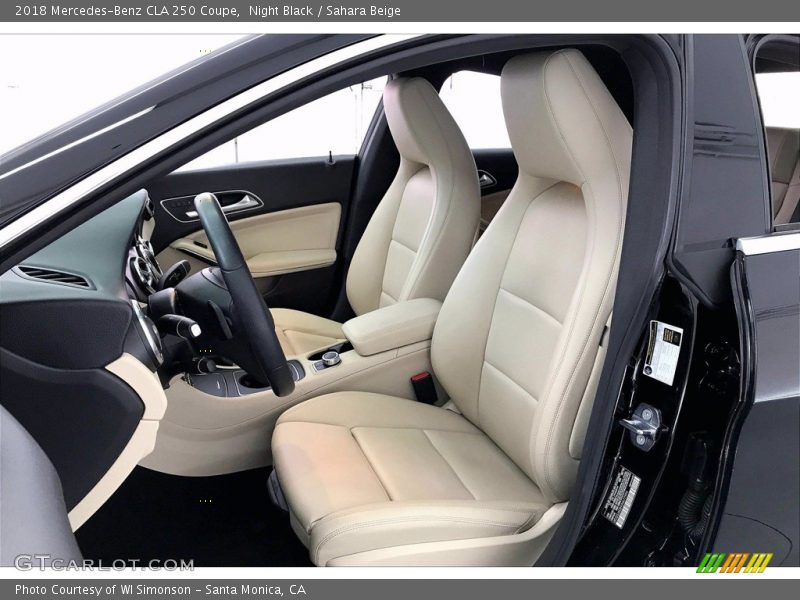 Night Black / Sahara Beige 2018 Mercedes-Benz CLA 250 Coupe