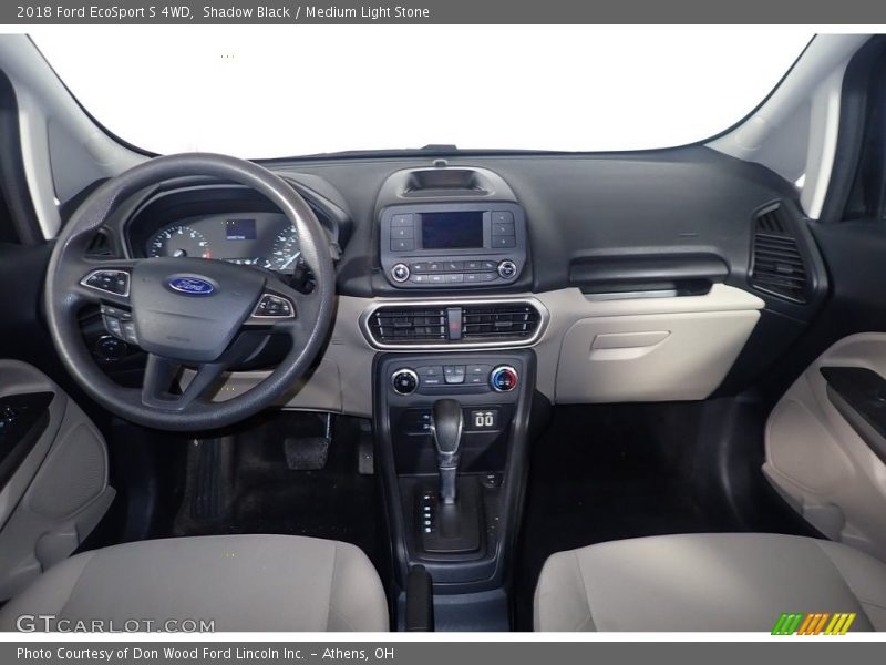 Shadow Black / Medium Light Stone 2018 Ford EcoSport S 4WD
