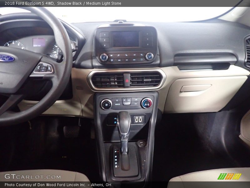 Shadow Black / Medium Light Stone 2018 Ford EcoSport S 4WD