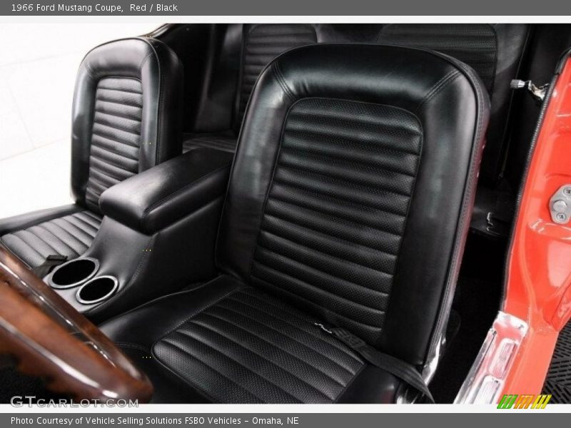 Red / Black 1966 Ford Mustang Coupe