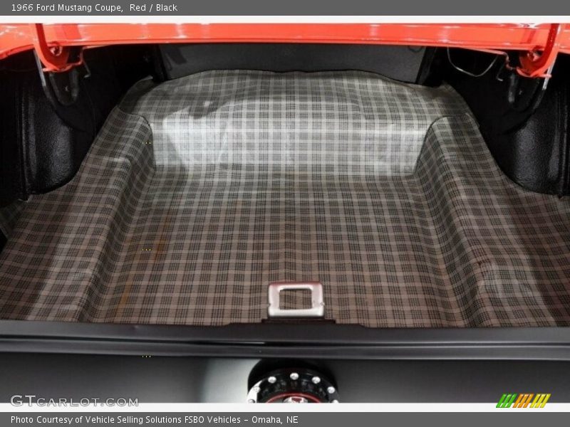 Red / Black 1966 Ford Mustang Coupe
