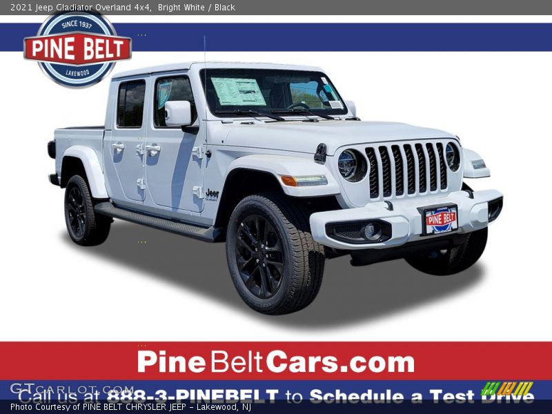 Bright White / Black 2021 Jeep Gladiator Overland 4x4