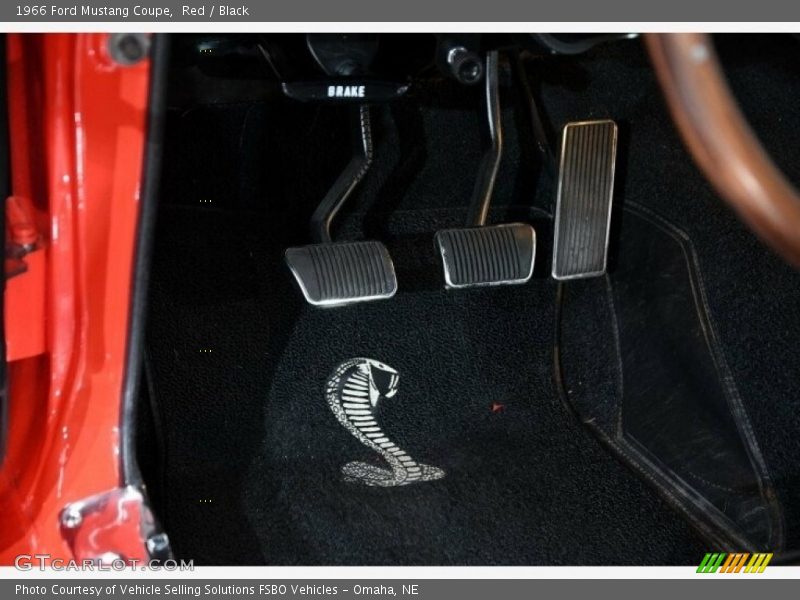 Red / Black 1966 Ford Mustang Coupe