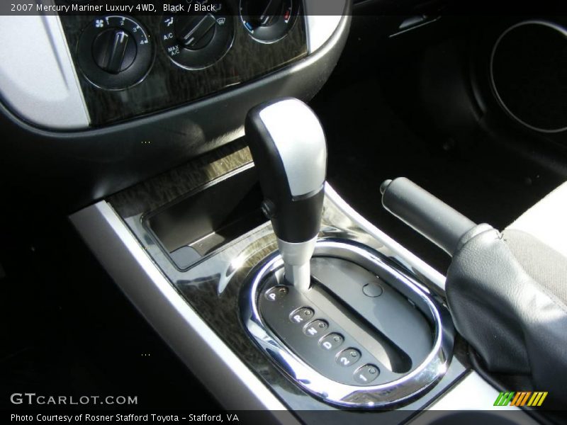 Black / Black 2007 Mercury Mariner Luxury 4WD
