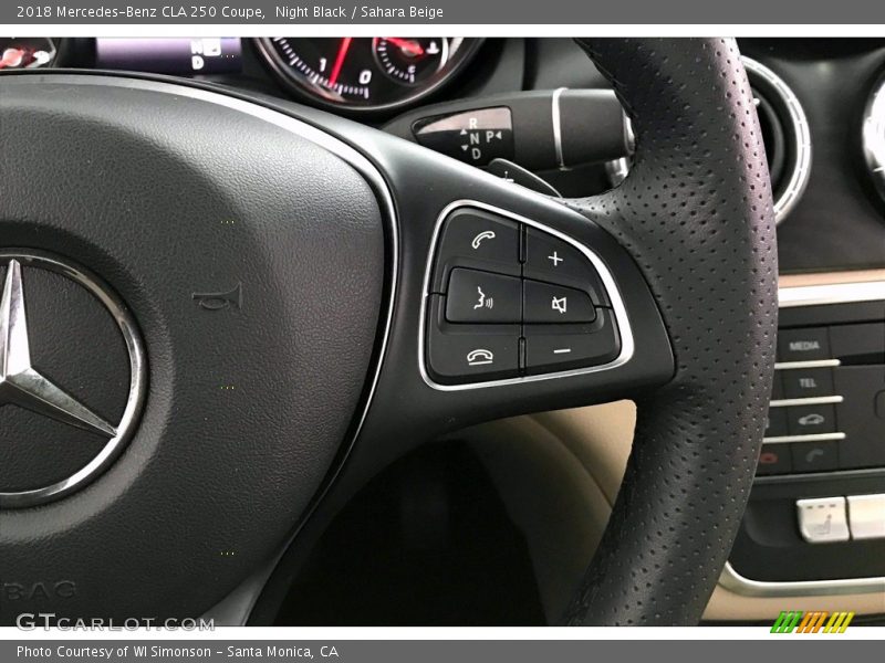Night Black / Sahara Beige 2018 Mercedes-Benz CLA 250 Coupe