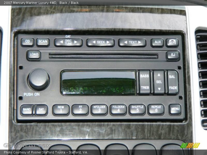 Black / Black 2007 Mercury Mariner Luxury 4WD