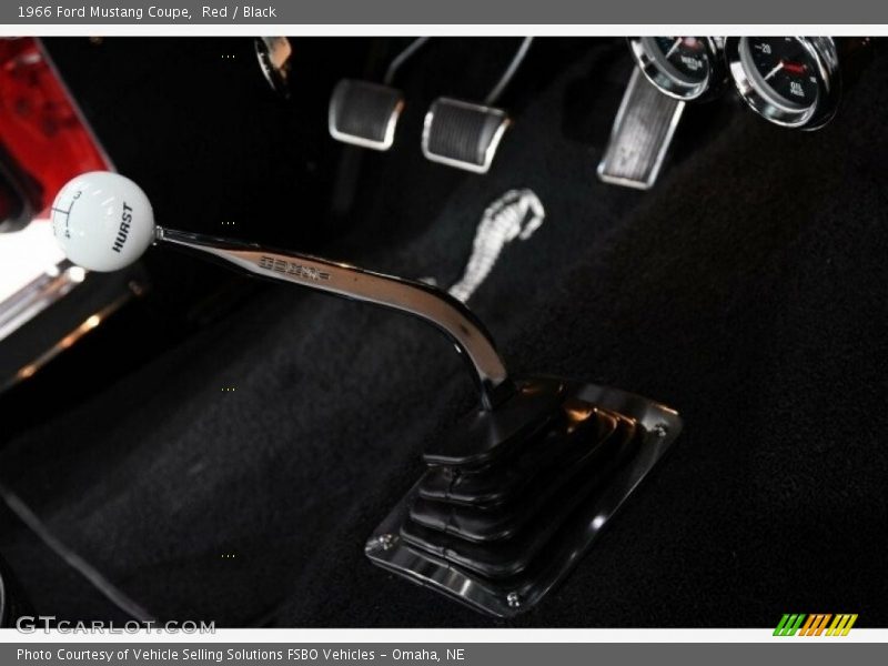 Red / Black 1966 Ford Mustang Coupe