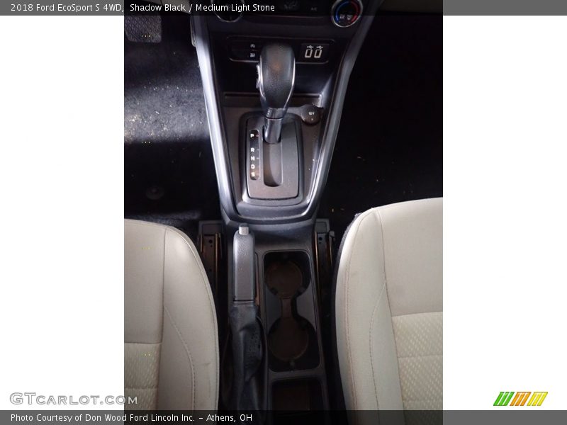 Shadow Black / Medium Light Stone 2018 Ford EcoSport S 4WD