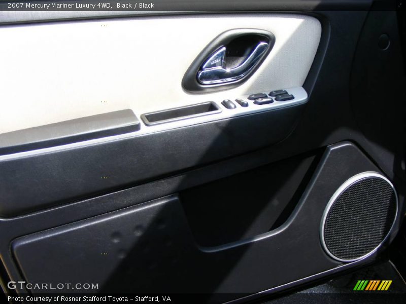 Black / Black 2007 Mercury Mariner Luxury 4WD