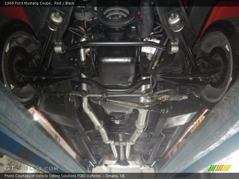 Red / Black 1966 Ford Mustang Coupe