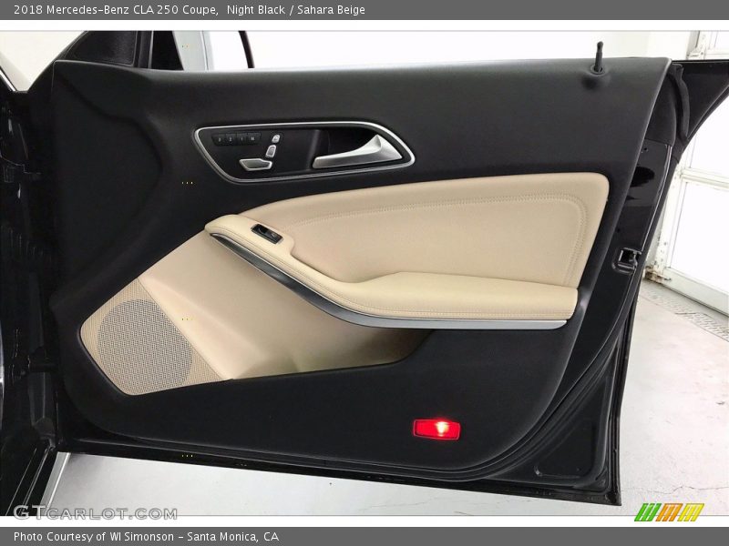Night Black / Sahara Beige 2018 Mercedes-Benz CLA 250 Coupe