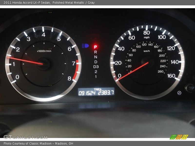 Polished Metal Metallic / Gray 2011 Honda Accord LX-P Sedan