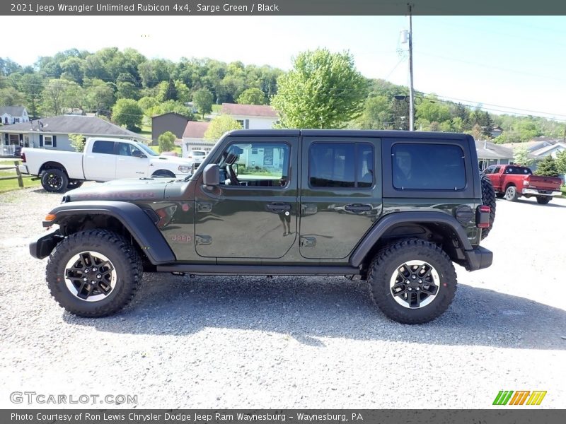 Sarge Green / Black 2021 Jeep Wrangler Unlimited Rubicon 4x4